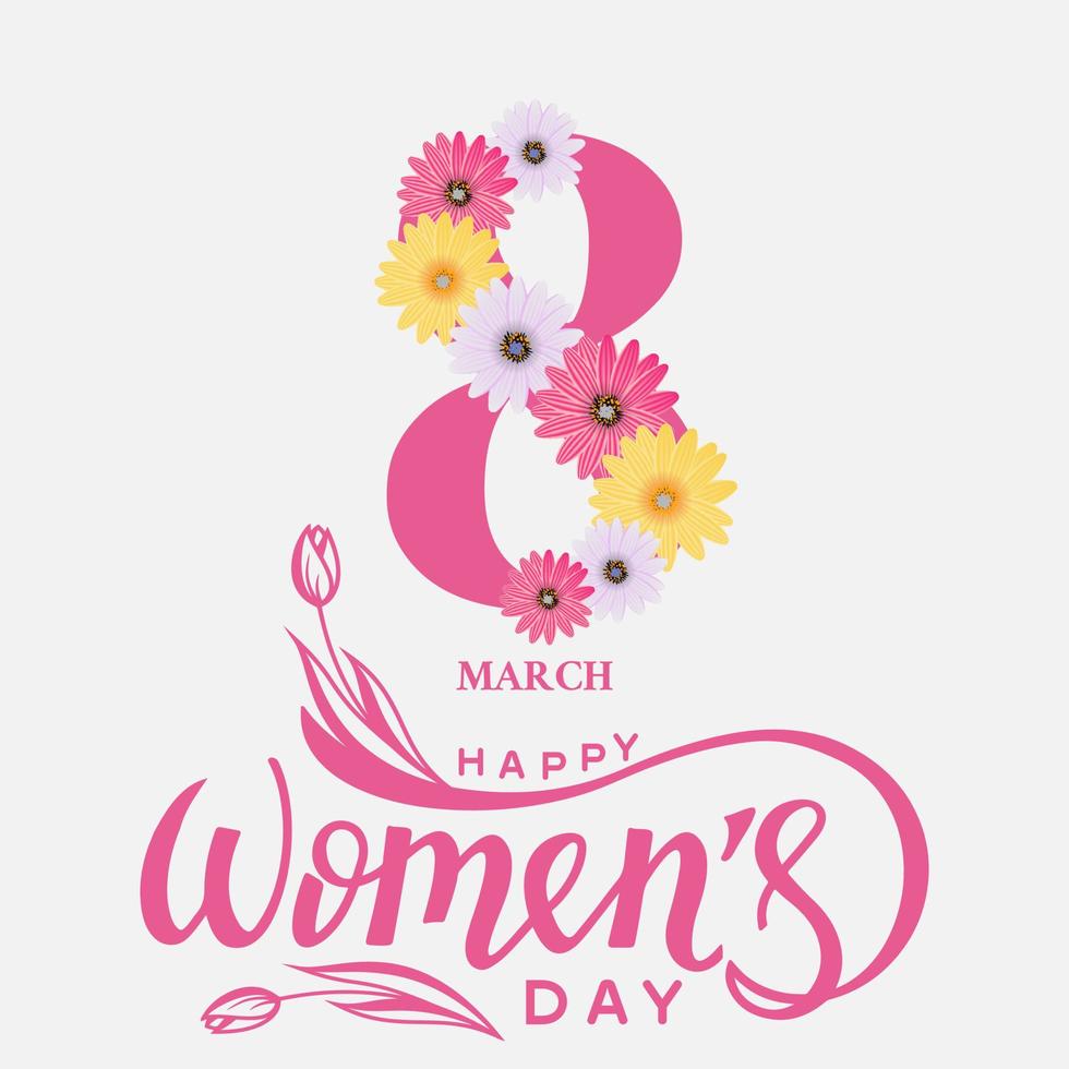 día Internacional de la Mujer vector