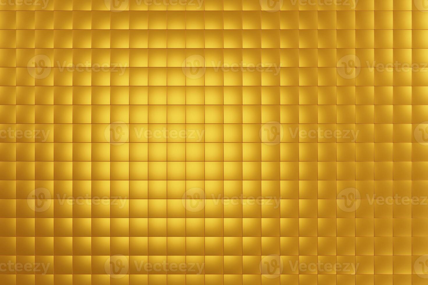 gold abstract background with rectangle shape. 3D render illustration. photo