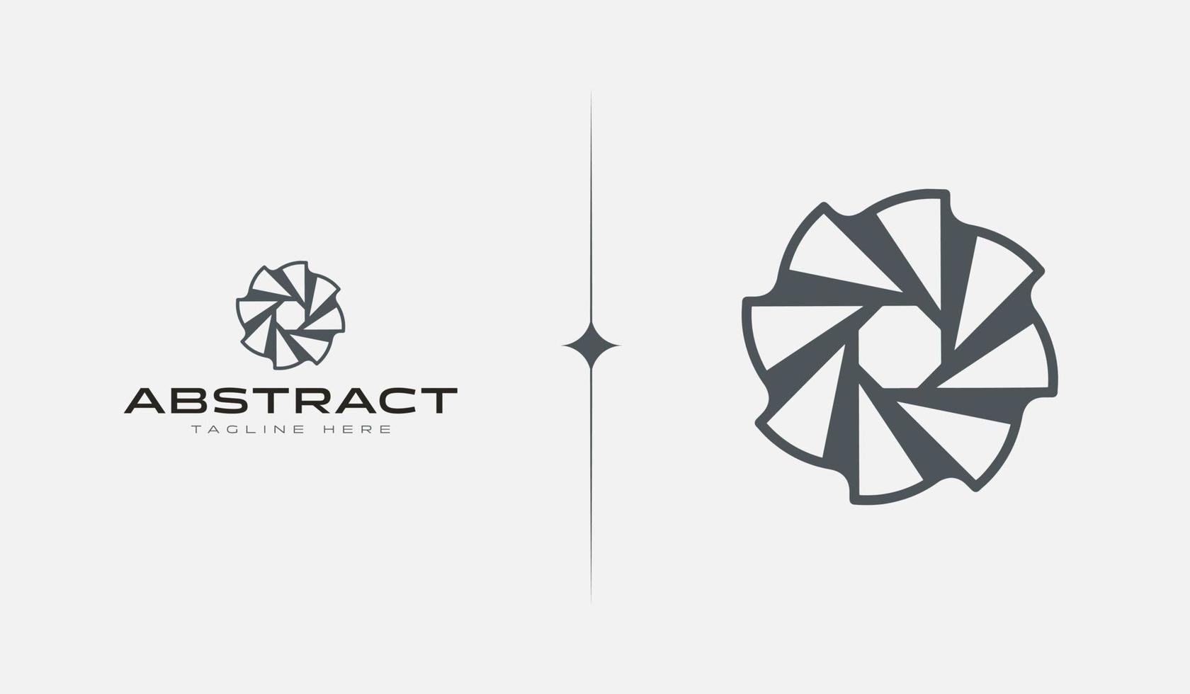 Abstract Circle Logo. Universal creative premium symbol. Vector sign icon logo template. Vector illustration