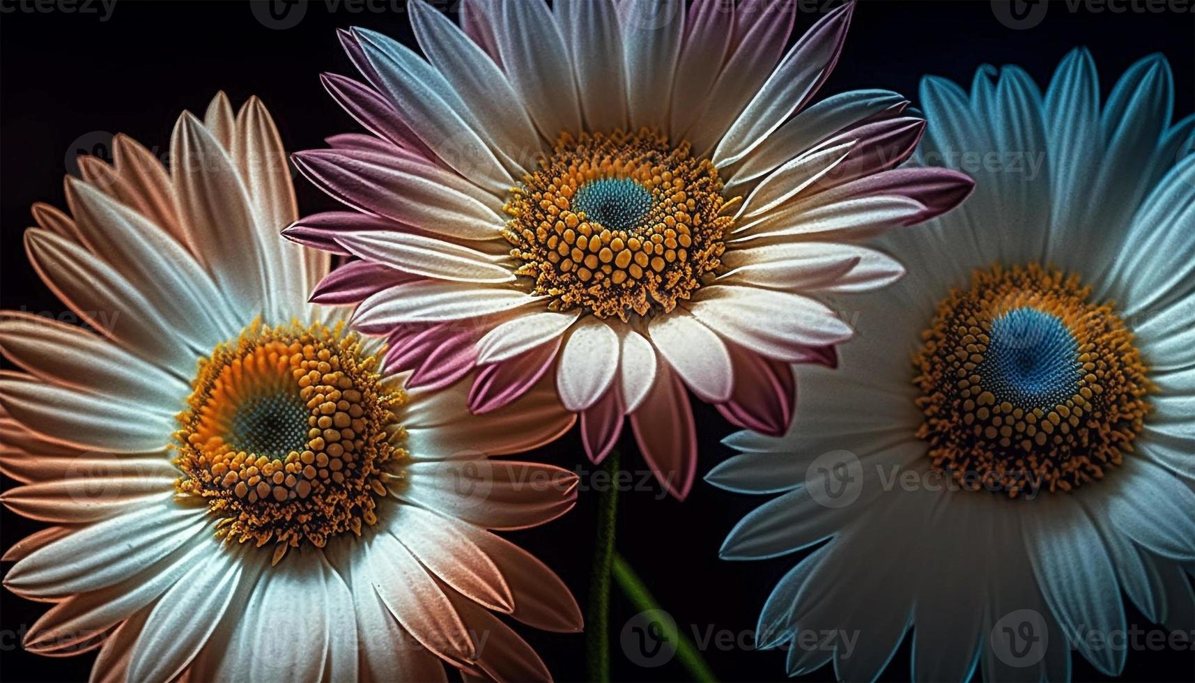 photograpy daisy blossoms close up photo