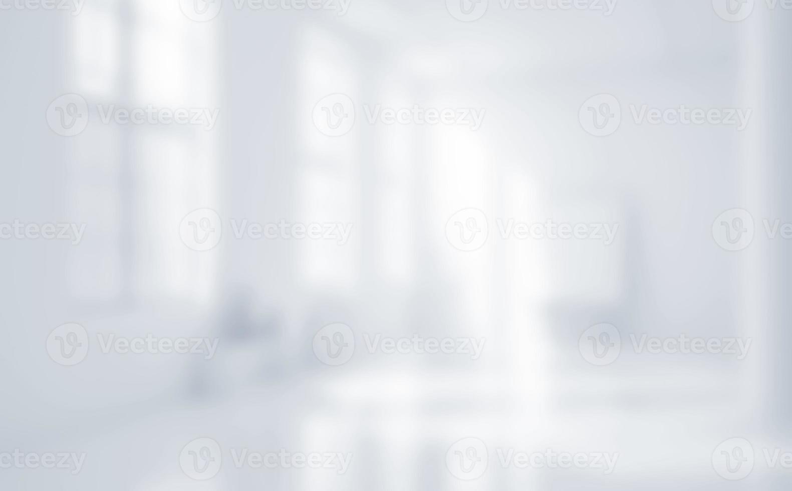 White blur abstract background from building hallway photo