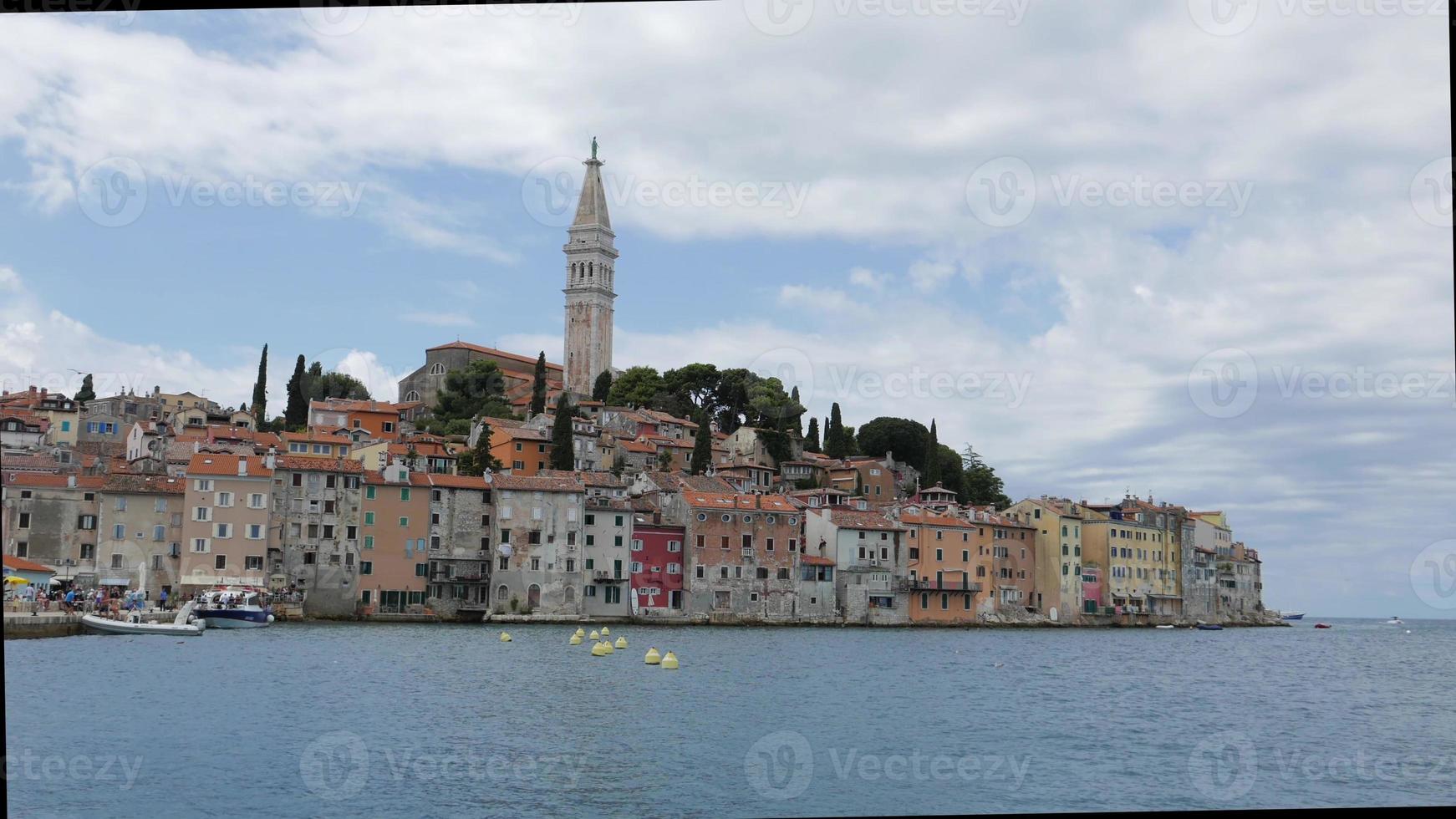 antiguo pueblo de rovinj, Croacia foto