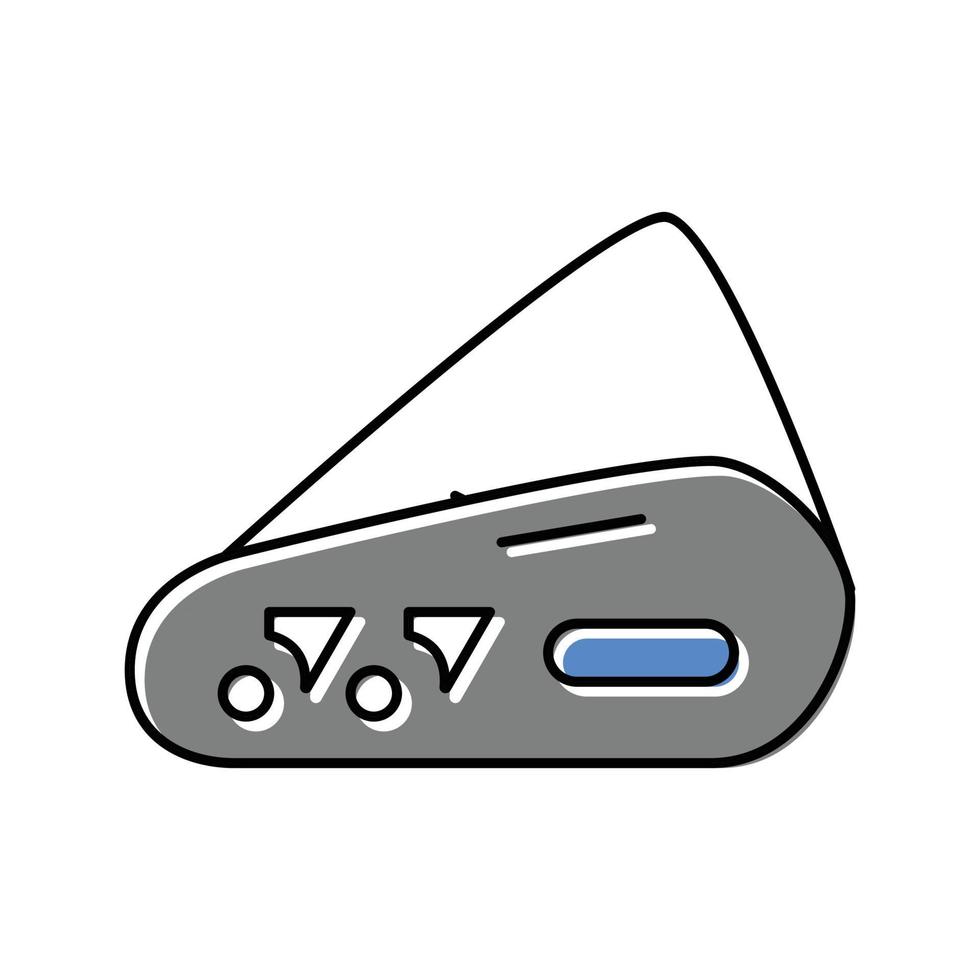 bolso bádminton color icono vector ilustración