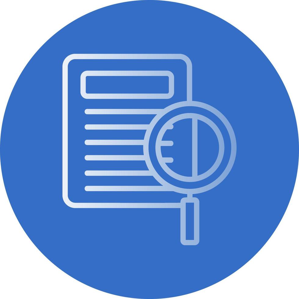 Investigation Vector Icon Design