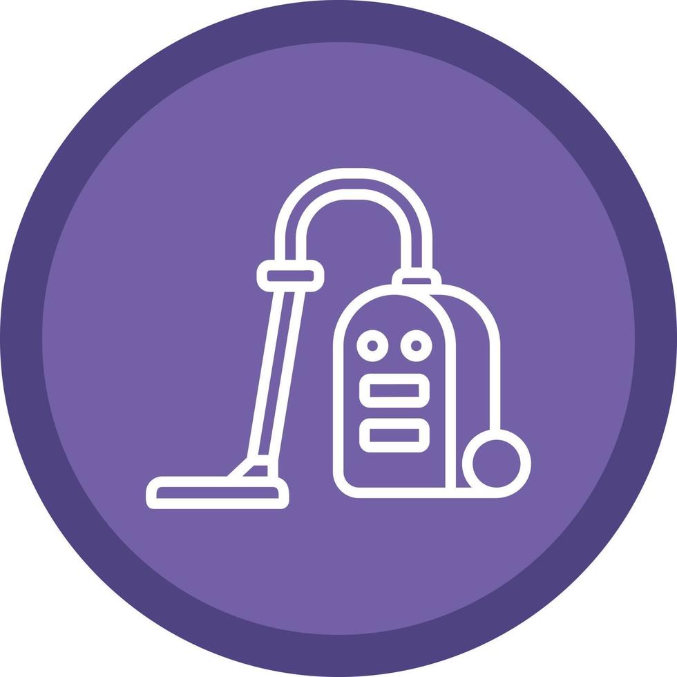 Vacuum Cleaner Vector Icon Design