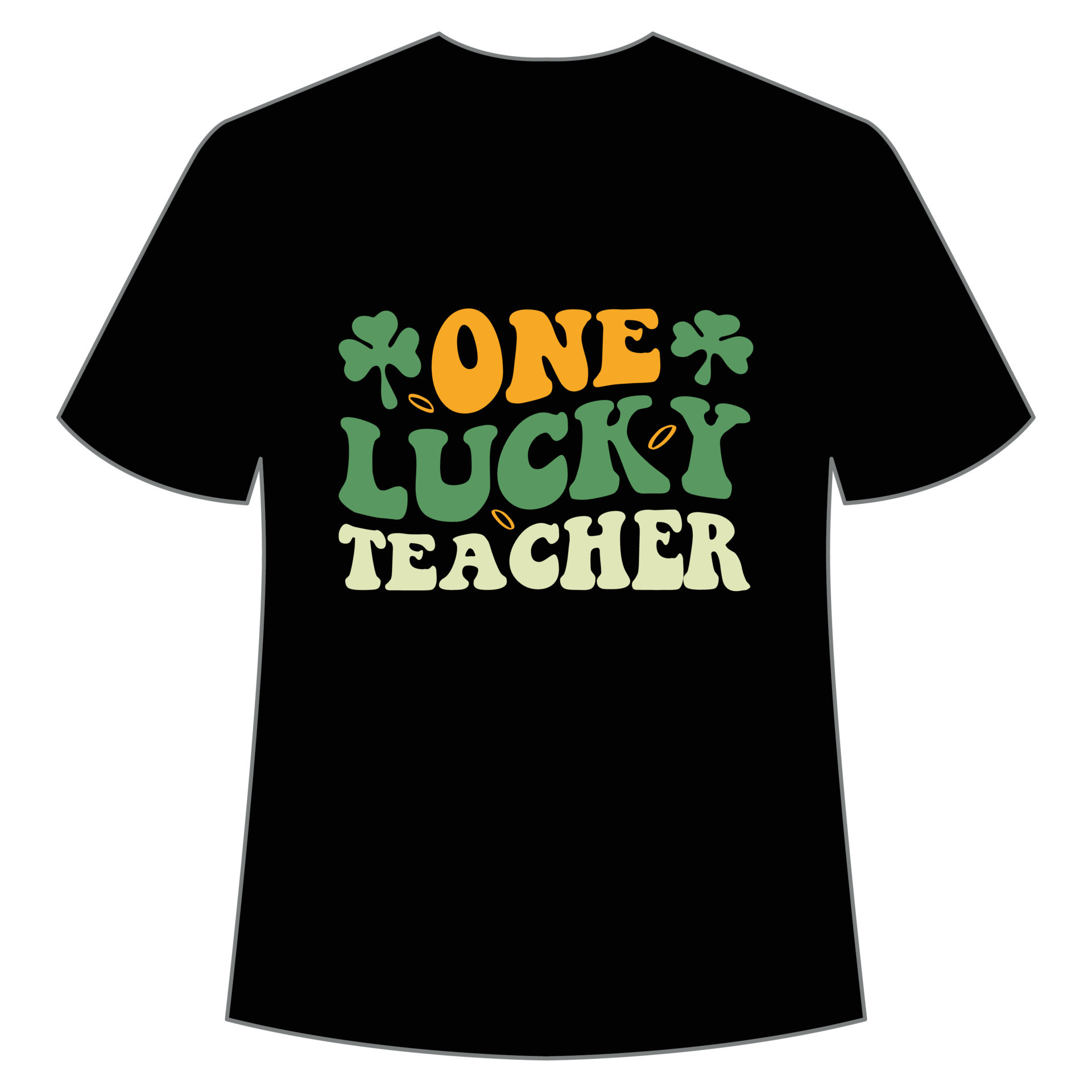 One lucky teacher St. Patrick's Day Shirt Print Template, Lucky Charms ...