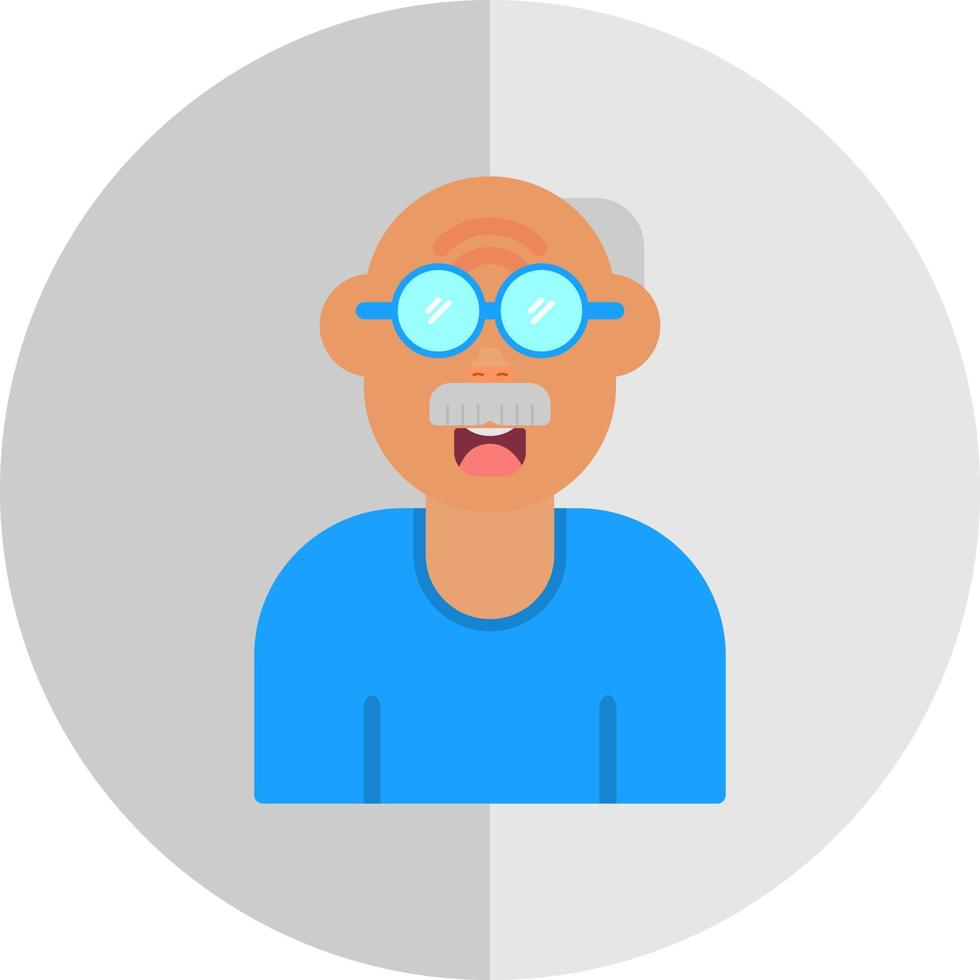 Old Man Vector Icon Design