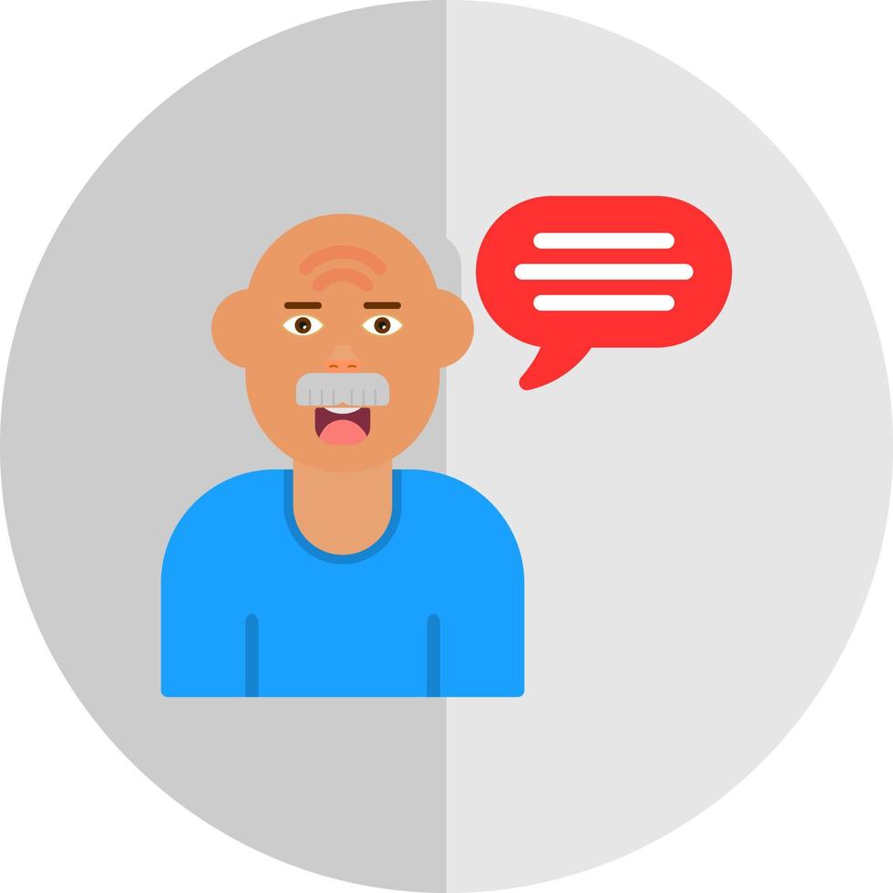 Speech Vector Icon Design