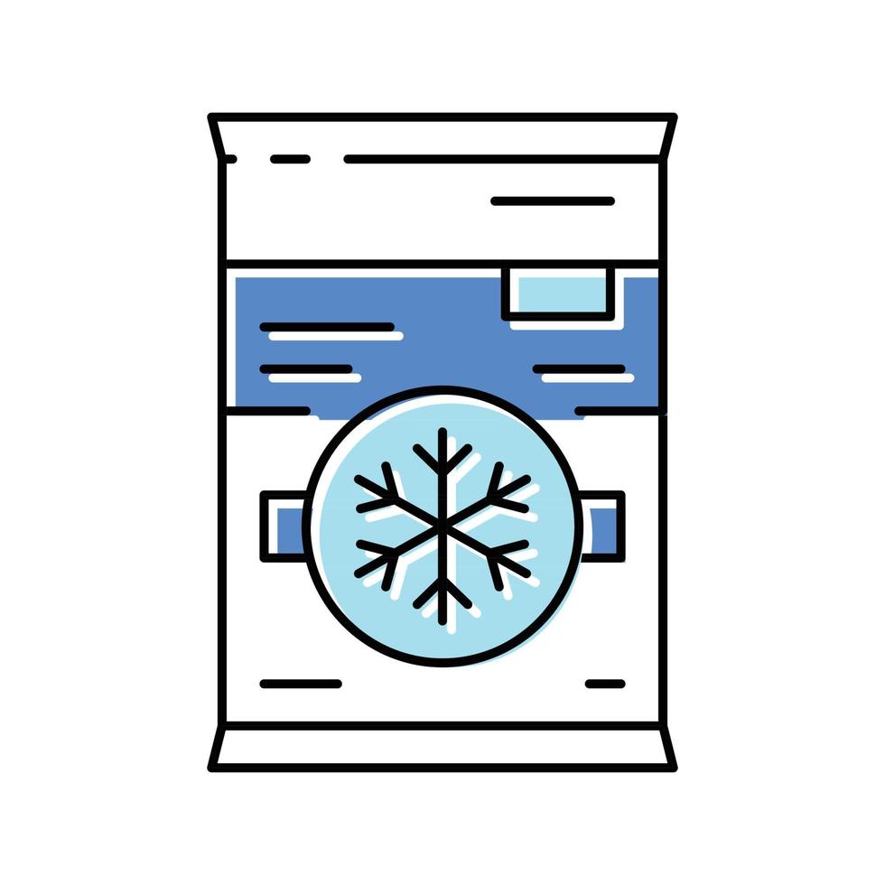 instant cold compress first aid color icon vector illustration