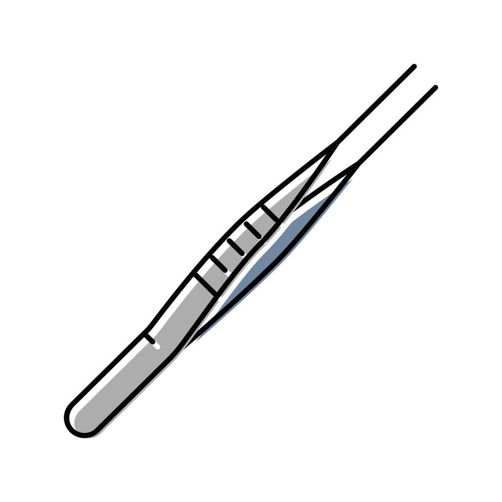 tweezers first aid color icon vector illustration 21157839 Vector Art