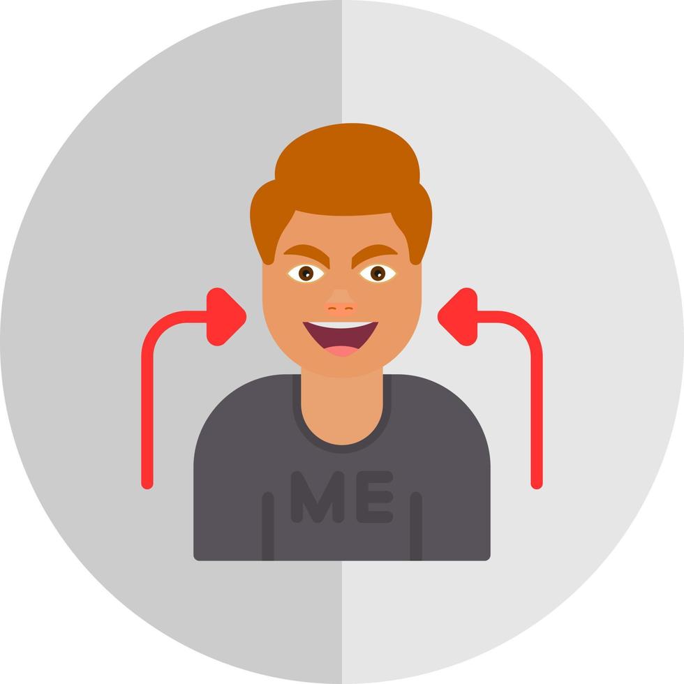 Myself Vector Icon Design