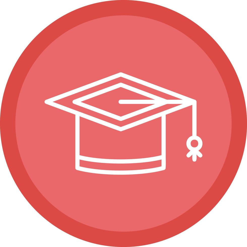 Mortarboard Vector Icon Design