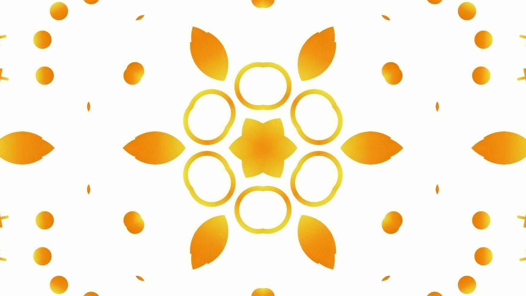 3D illustration of multicolored shiny kaleidoscope ornament photo