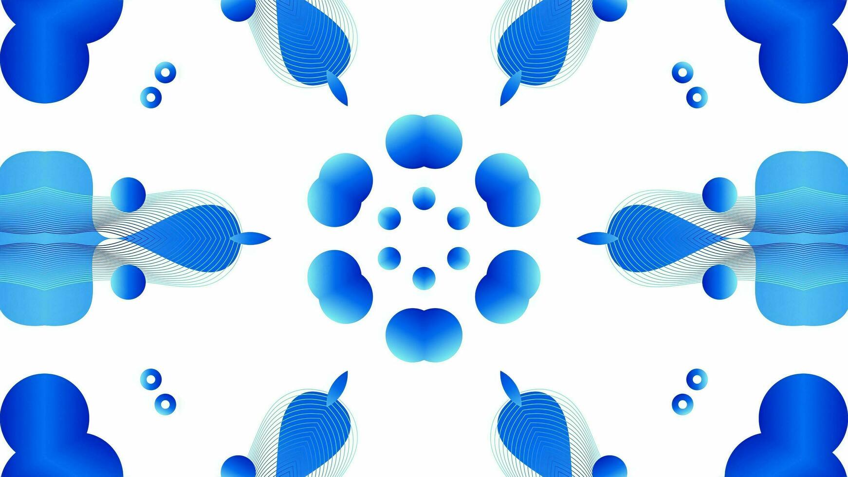 3D illustration of multicolored shiny kaleidoscope ornament photo