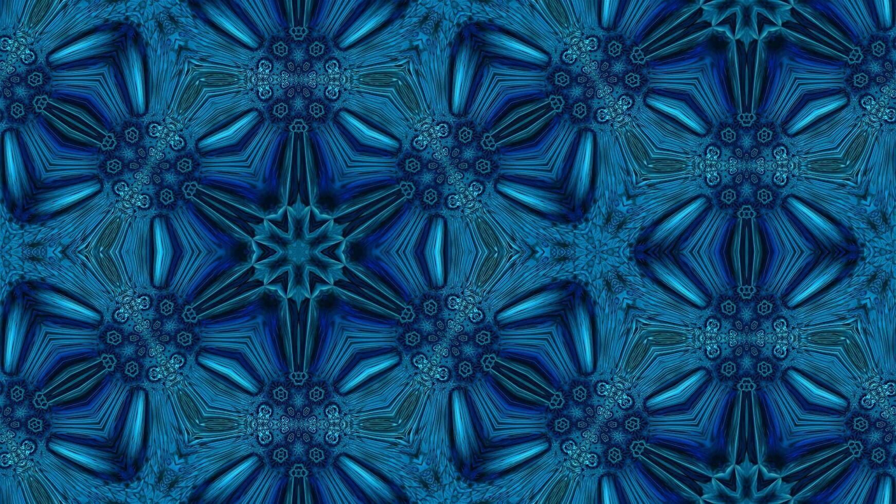 3D illustration background of multicolored shiny kaleidoscope ornament photo