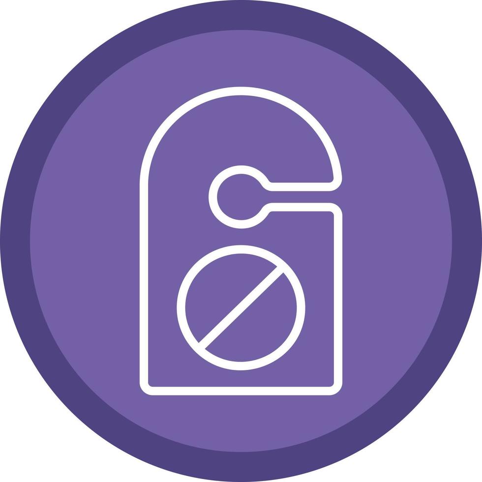 Do Not Disturb Vector Icon Design