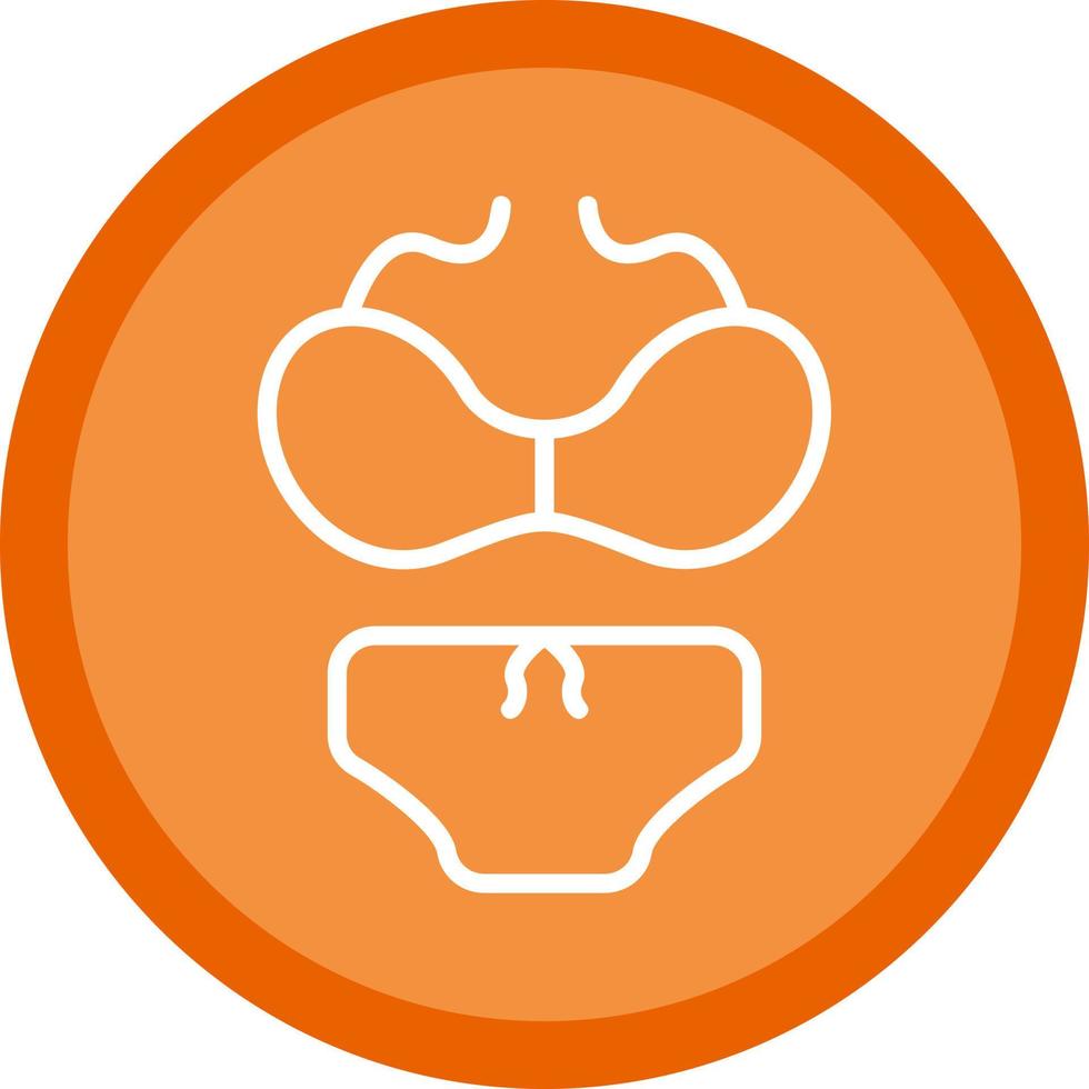 Swimsuit Vector Icon Design