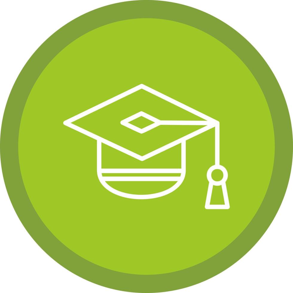 Mortarboard Vector Icon Design