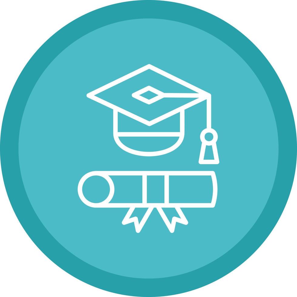 Graduation Toga Vector Icon Design