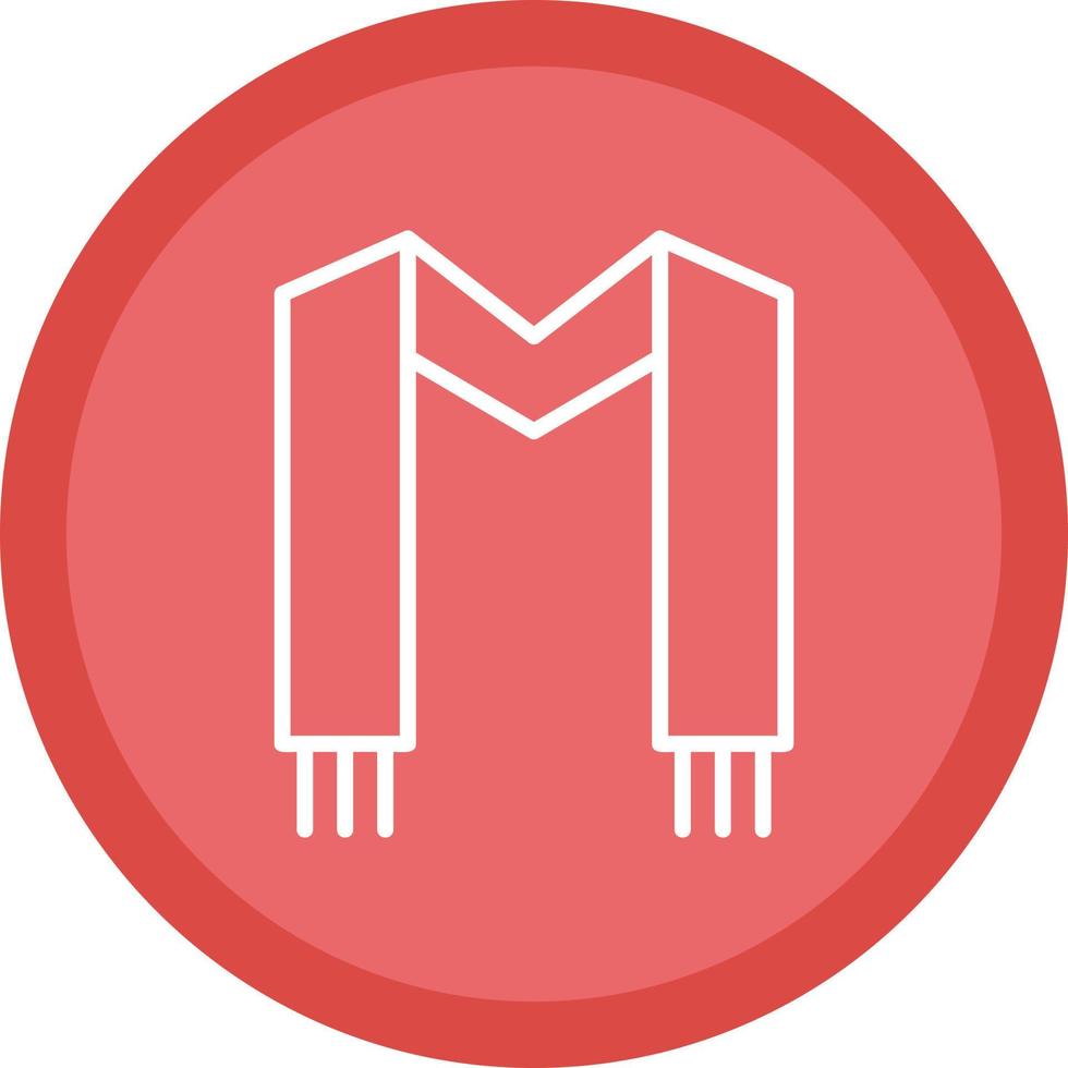 Stole Vector Icon Design