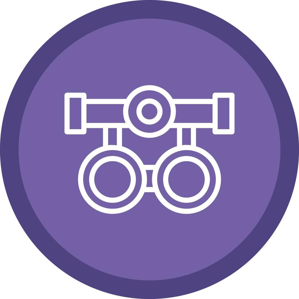Testing Glasses Vector Icon Design