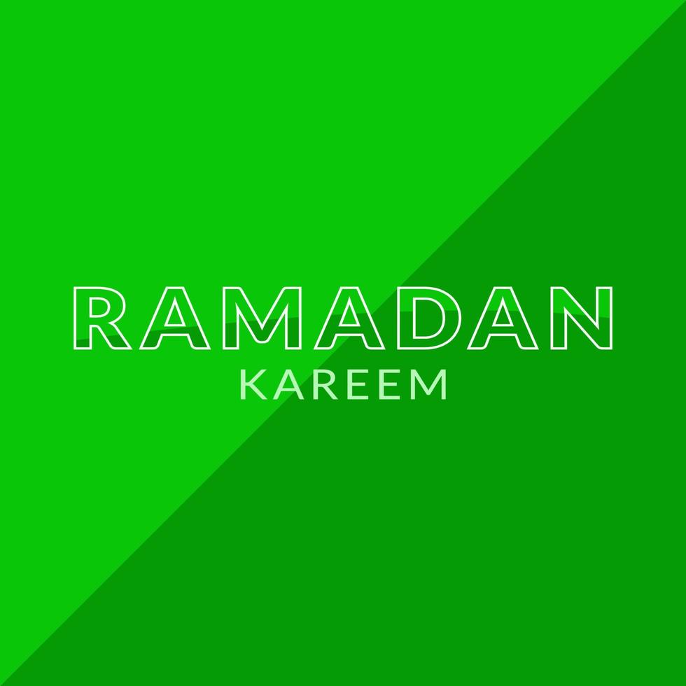Ramadan kareem vector illustration background for muslim communitiy holy month