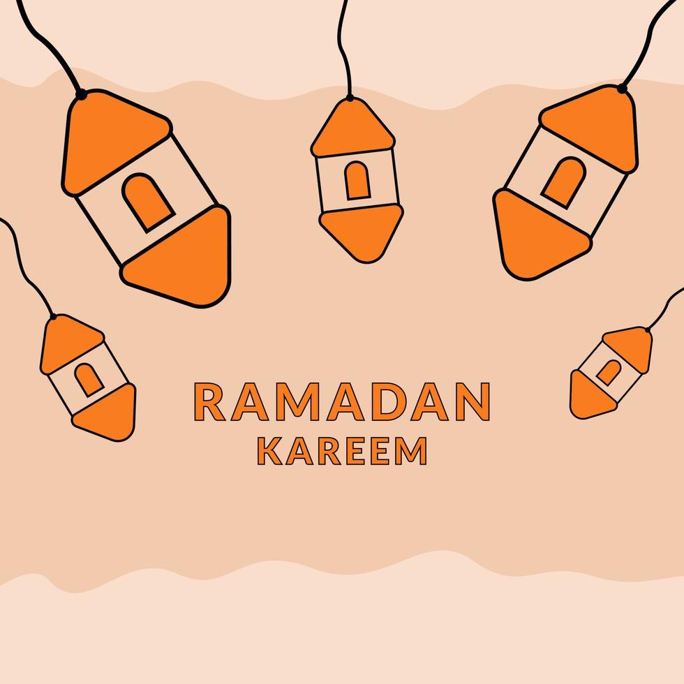 Ramadan Kareem vector illustration background