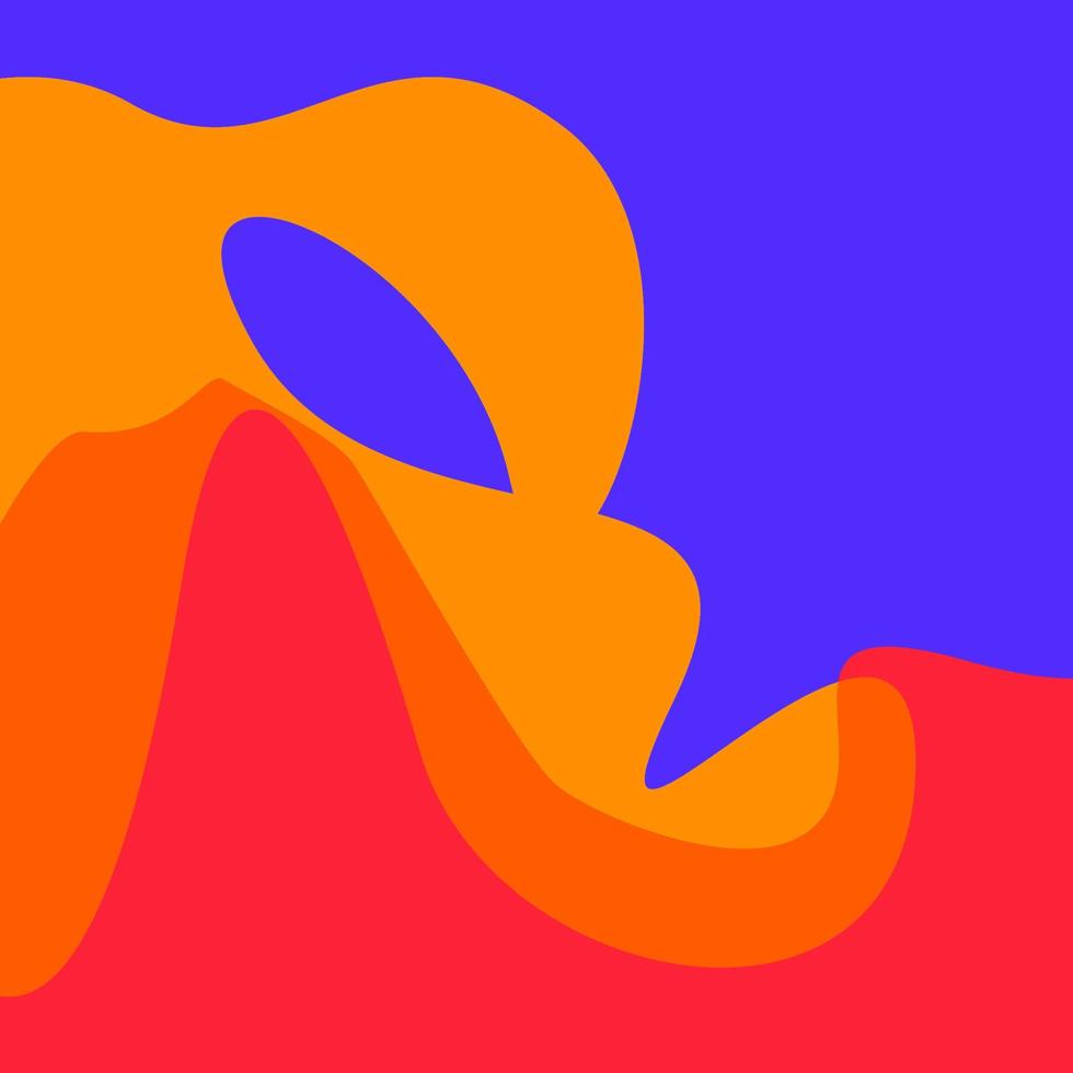 Abstract colorful liquid and fluid background for banner, flyer, poster, and free vector
