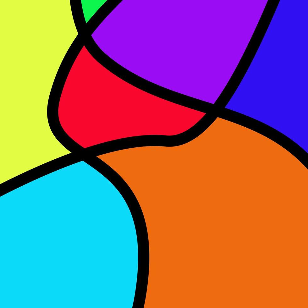 Colorful abstract fluid and geometric background free vector