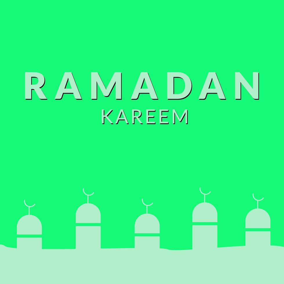 Ramadan Kareem vector illustration background for greeting