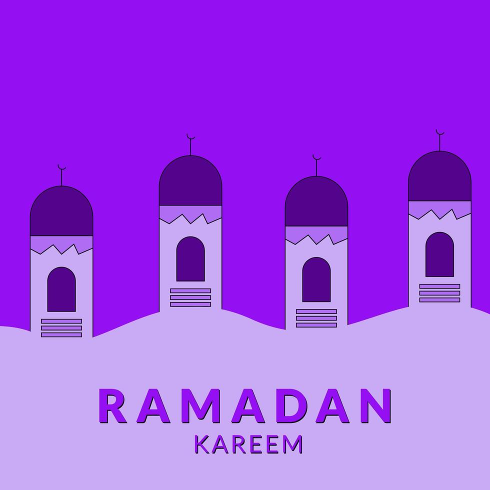 Ramadan Kareem vector illustration background for greeting