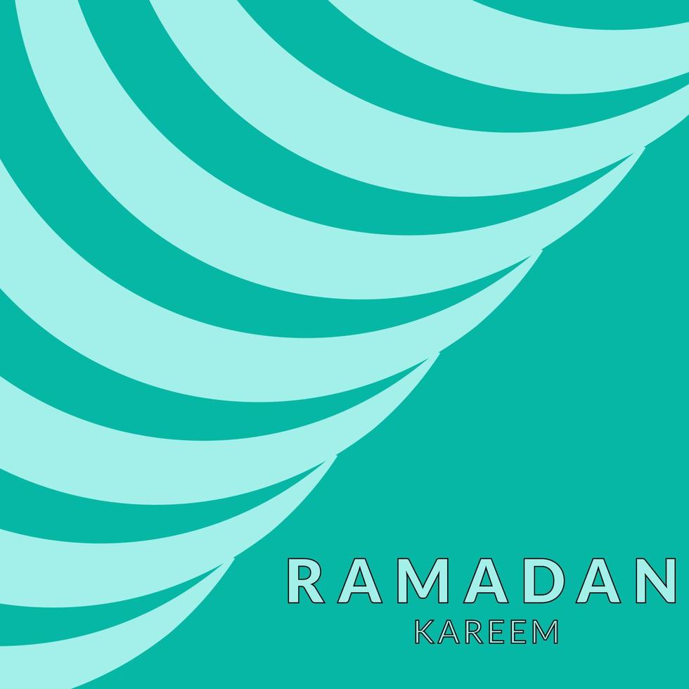 Ramadan kareem with abstact background vector