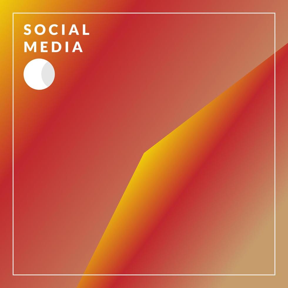 Vector colorful abstract gradient background for social media template, banner, poster, and flyer free