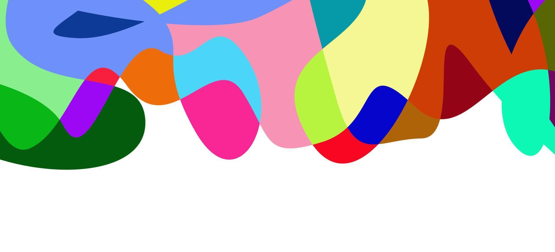 Vector colorful abstract background for banner Free Vector