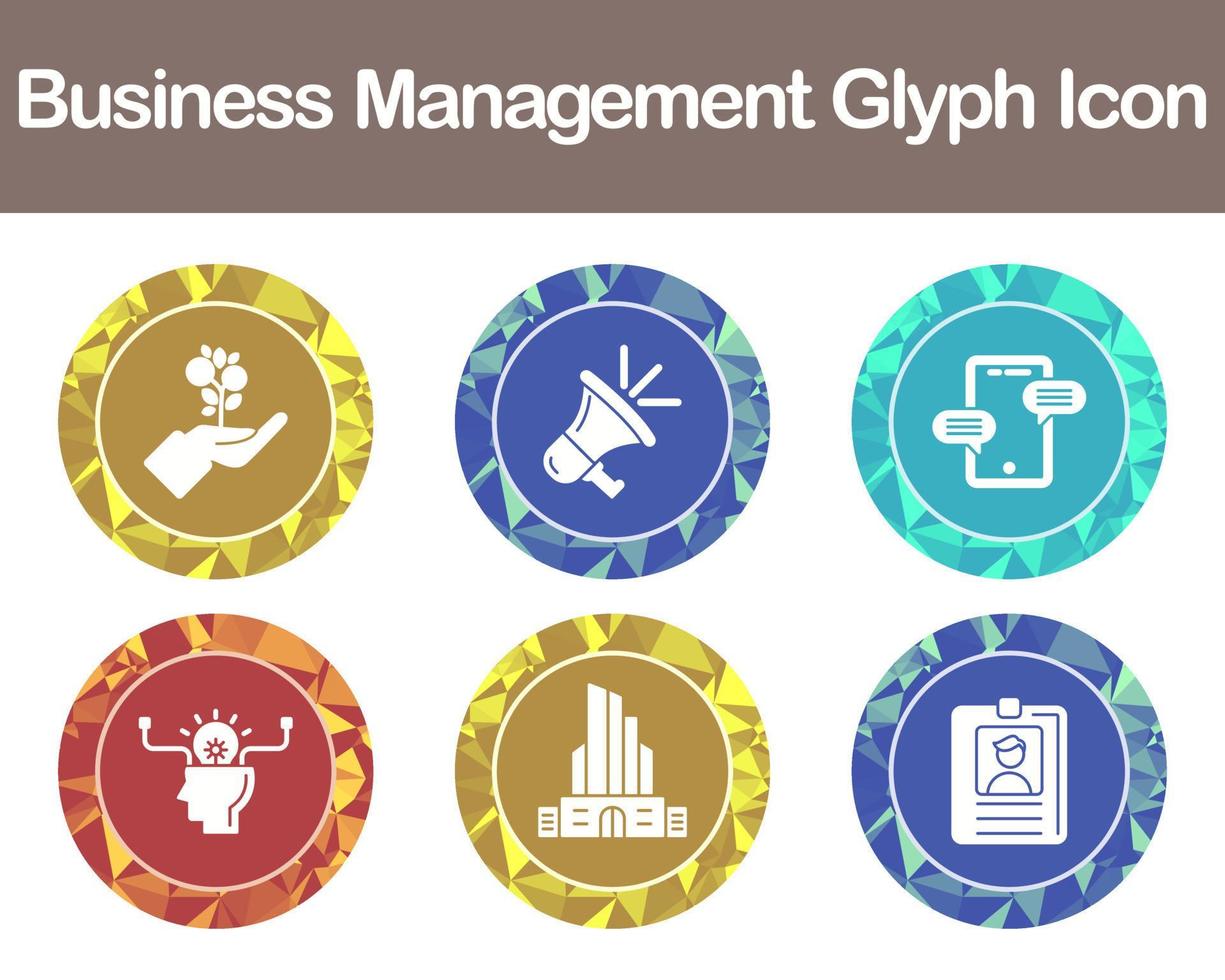 Business Management Vector Icon Set