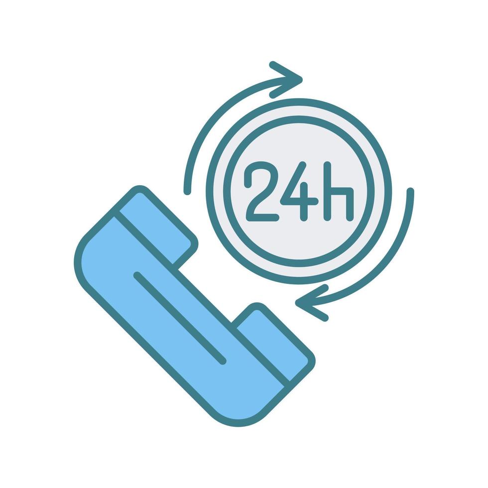 24h Vector Icon