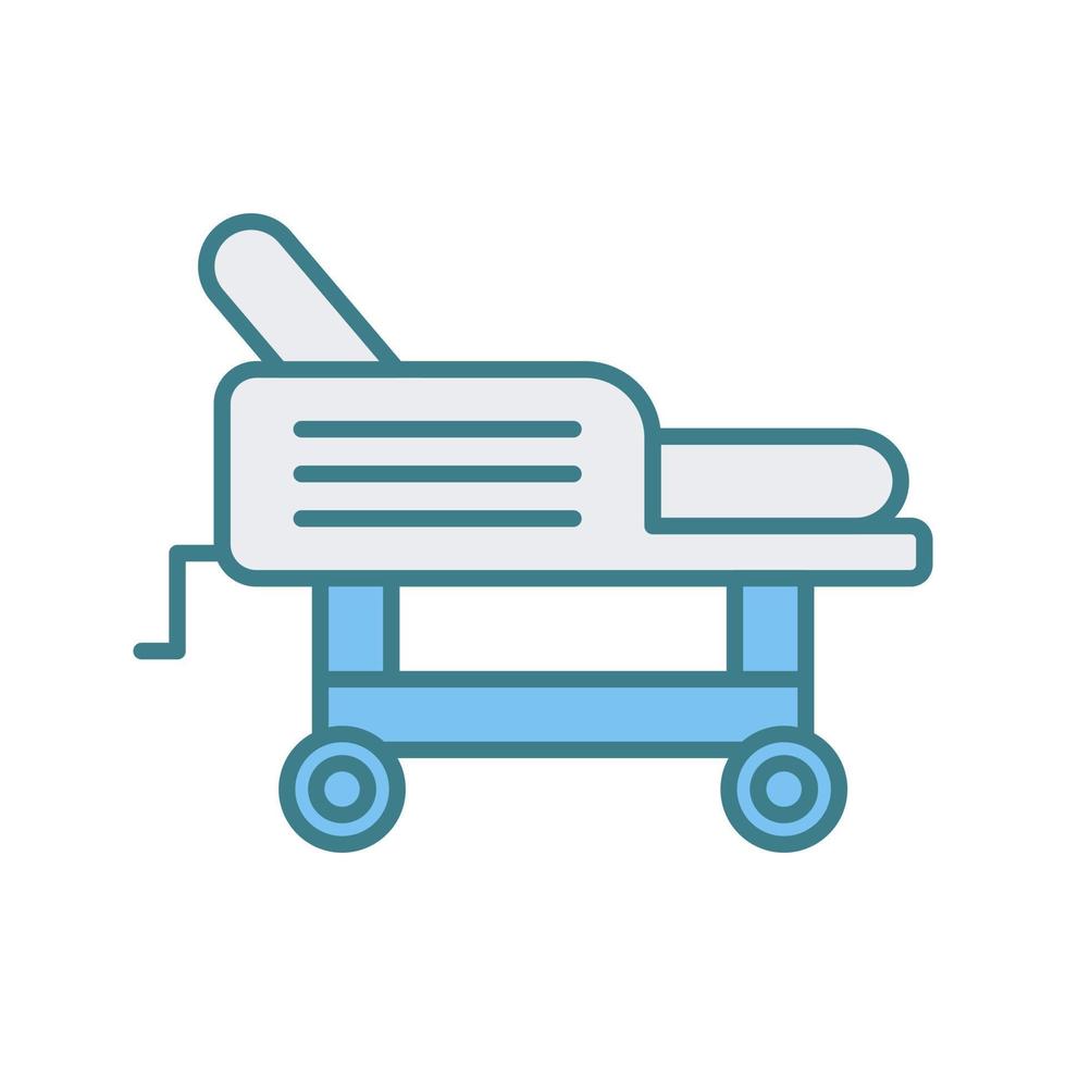 Hospital Bed Vector Icon