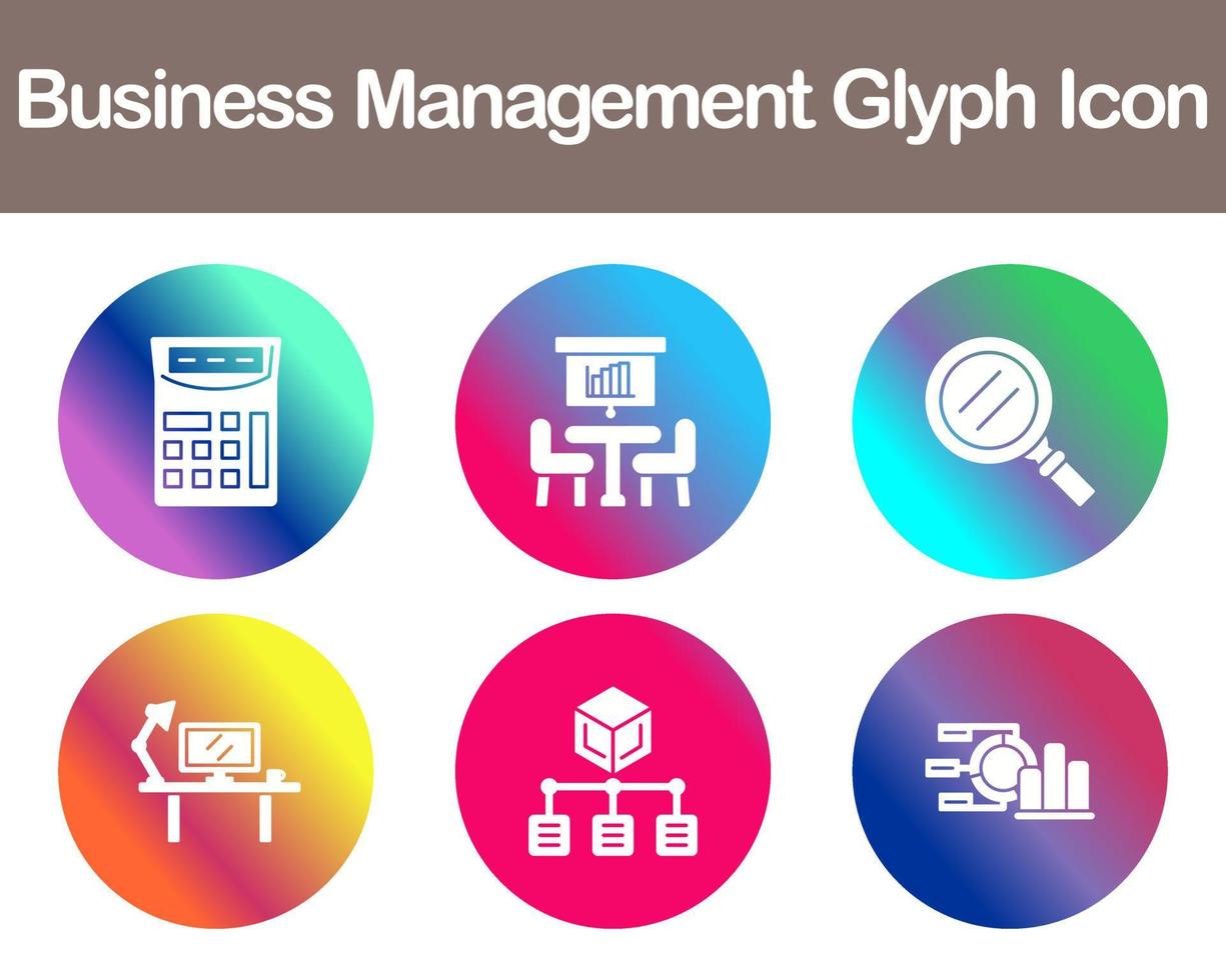 Business Management Vector Icon Set