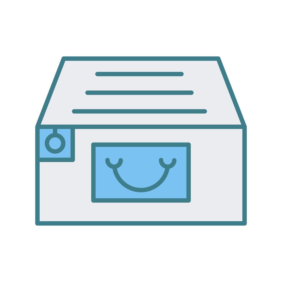 icono de vector de archivador