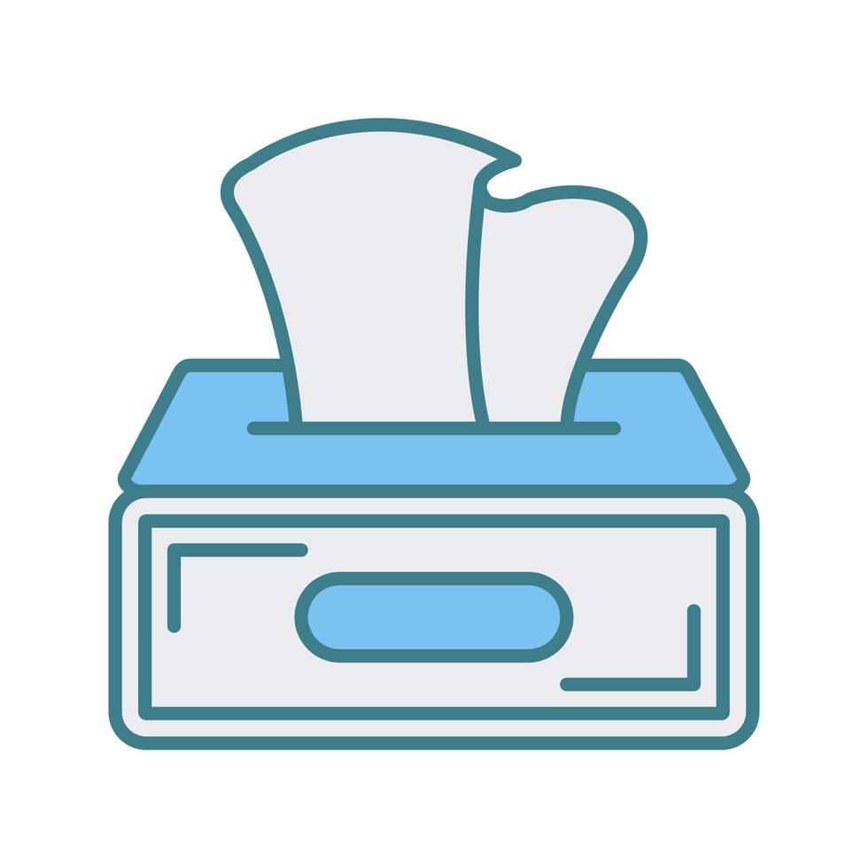 Tissue Box Vector Icon