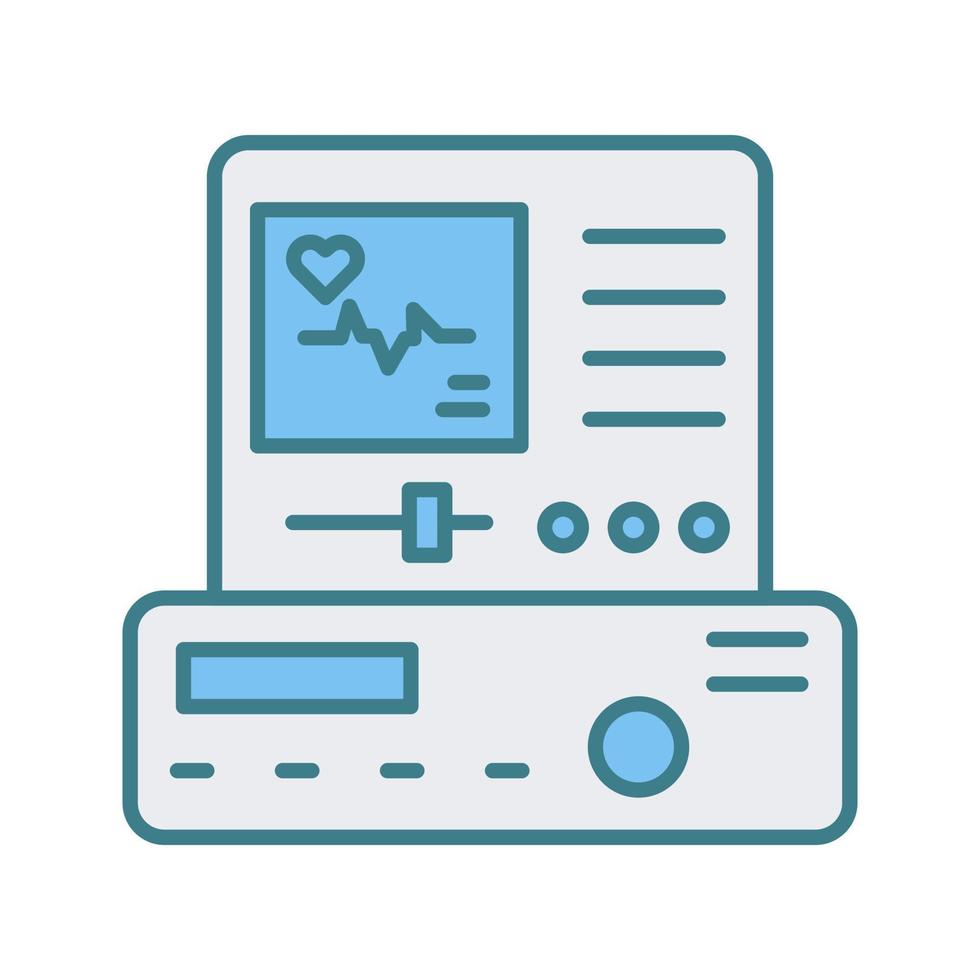 icono de vector de electrocardiograma