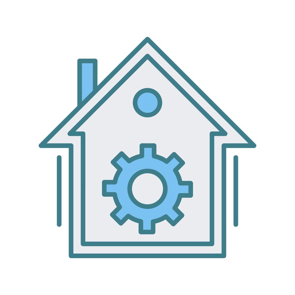 icono de vector de automatización del hogar