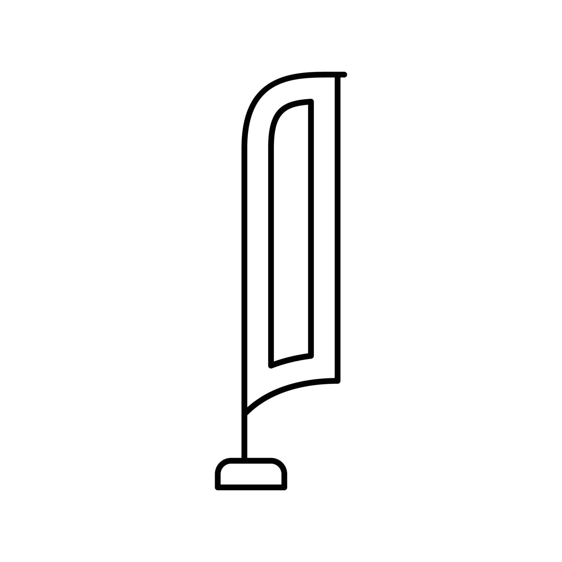 market flag line icon vector illustration 21160623 Vector Art at Vecteezy