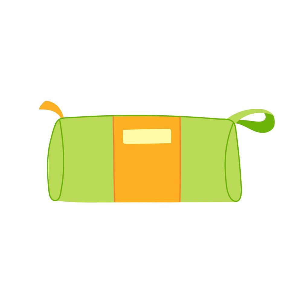 office pencil case cartoon vector illustration