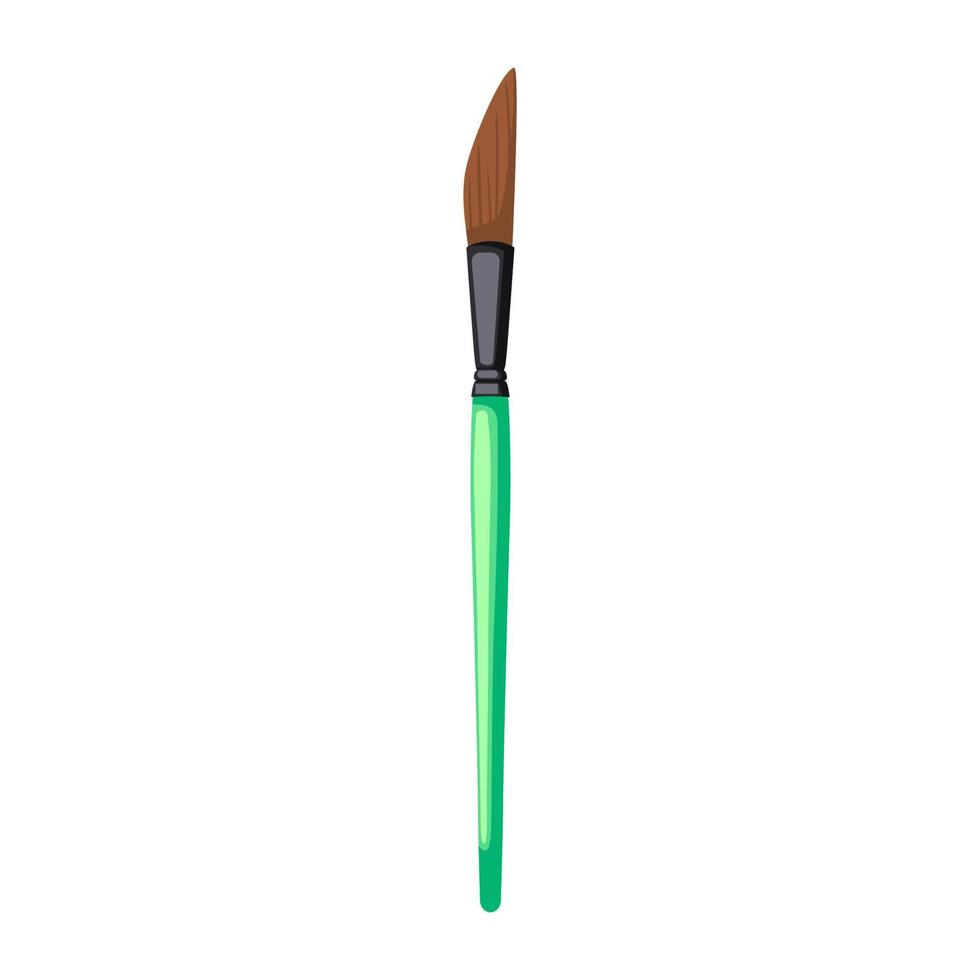 painter artist paint brush cartoon vector illustration