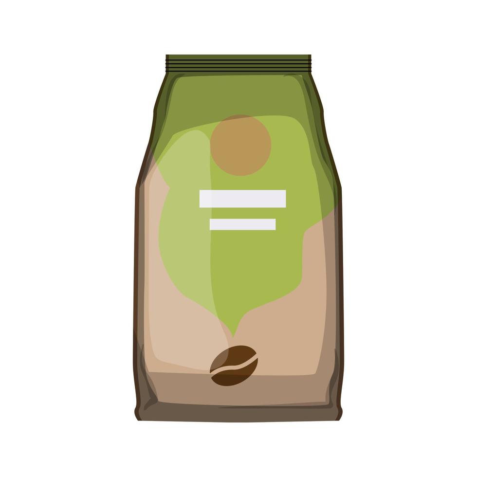 product coffee packaging cartoon vector illustration