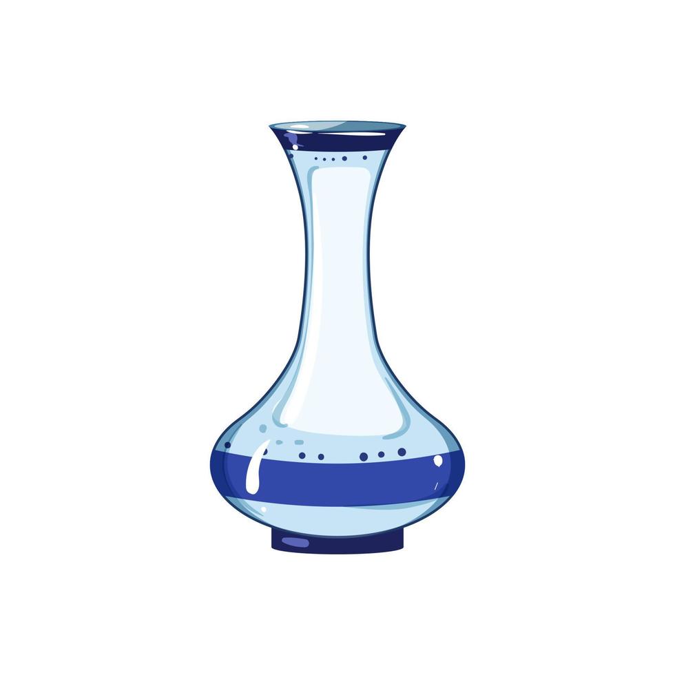 vintage antique vase cartoon vector illustration