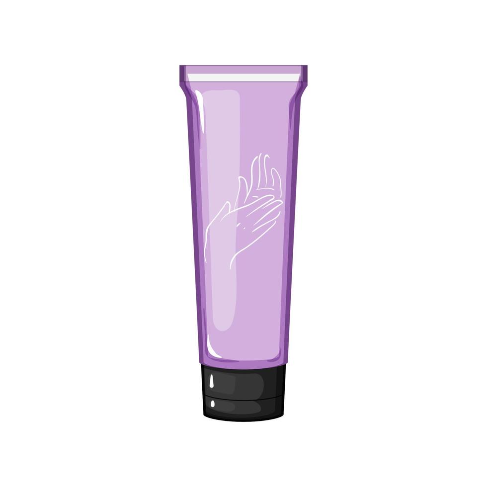 female hand cream cartoon vector illustration