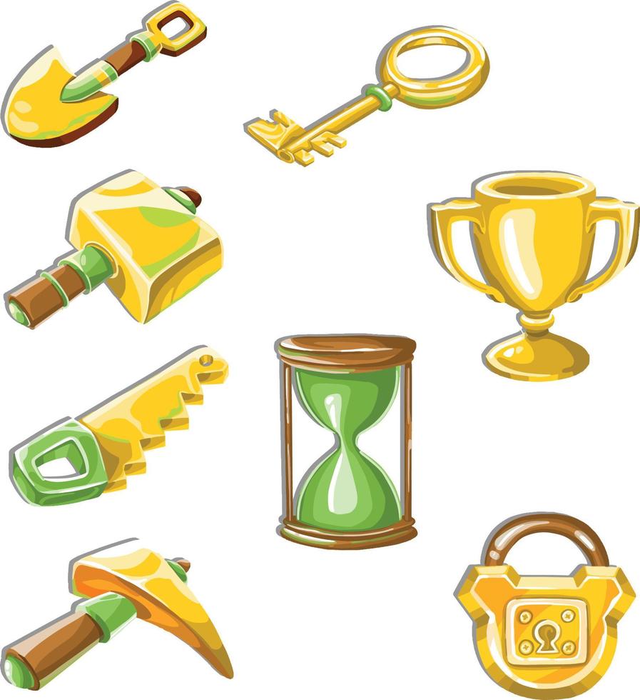 Tool icon set. High quality Vector illustration