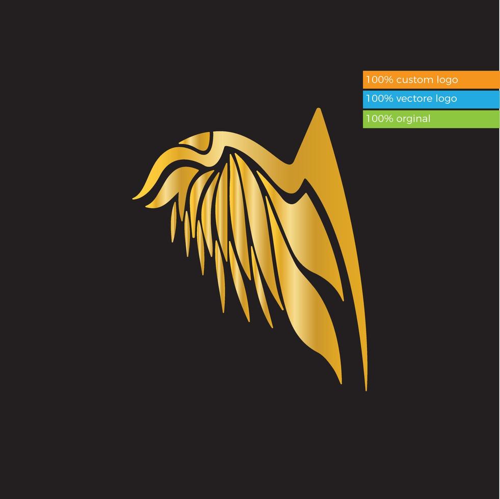 this is bird wine logo and background  shape design vector